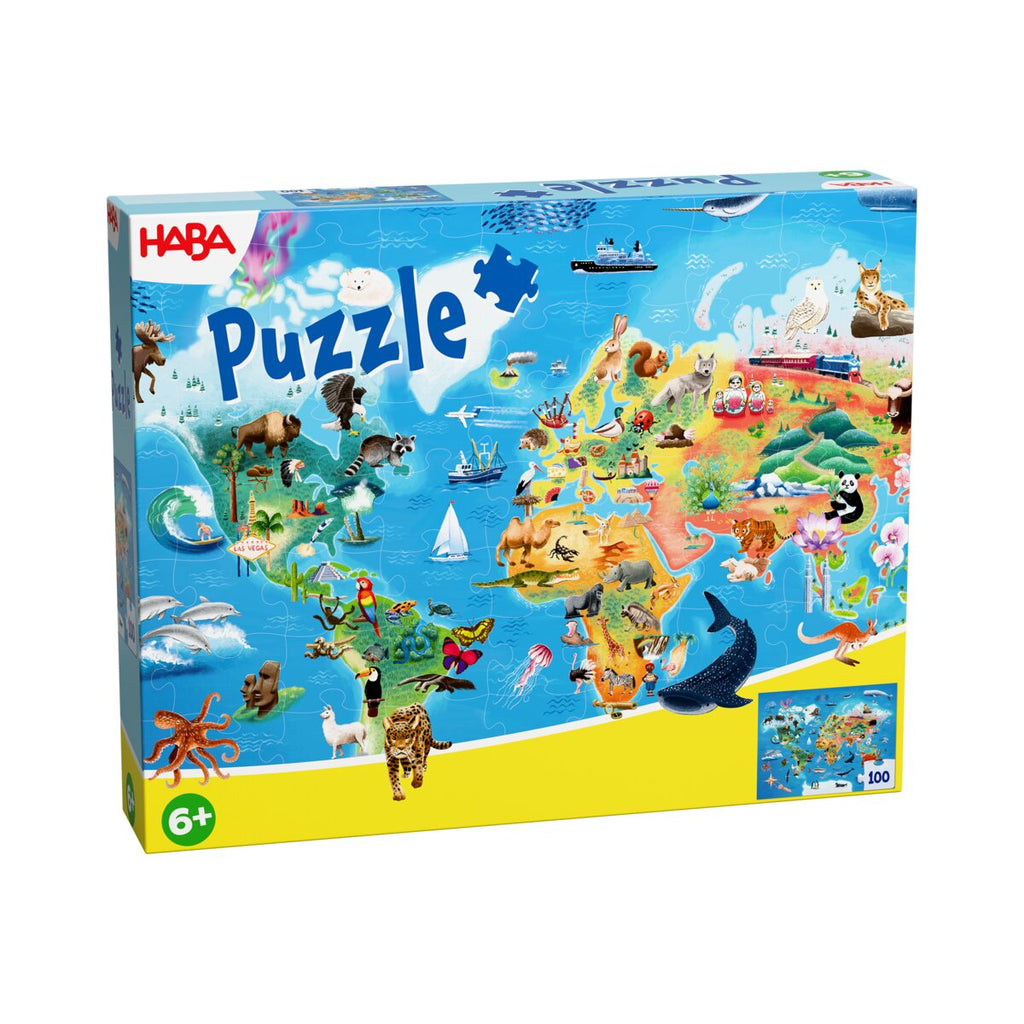 Puzzle Weltkarte